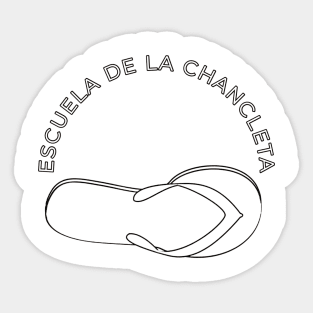 ESCUELA DE LA CHANCLETA Sticker